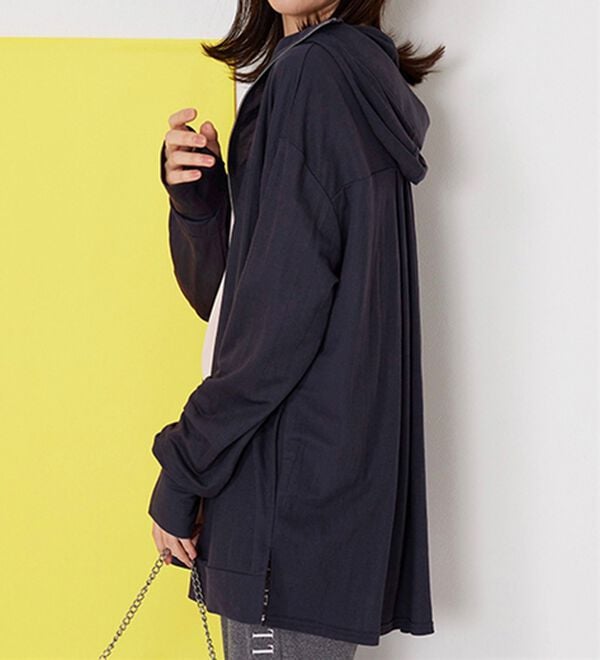 BELLUNA（ベルーナ）の「【接触冷感】絶対に焼けたくない！後プリーツＵＶパーカー（パーカー）」｜詳細画像