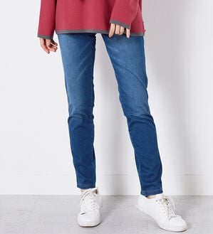 BELLUNA（ベルーナ）の「美ストレッチ素材レギンスパンツ（スパッツ・レギンス）」｜デニムブルー2