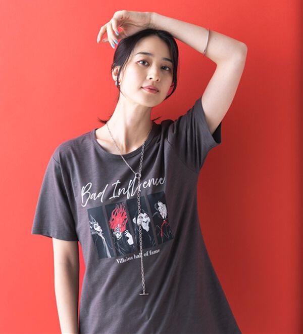 「＜Ｄｉｓｎｅｙ＞キャラクタープリントヴィンテージ風Ｔシャツ（チュニック）」｜詳細画像