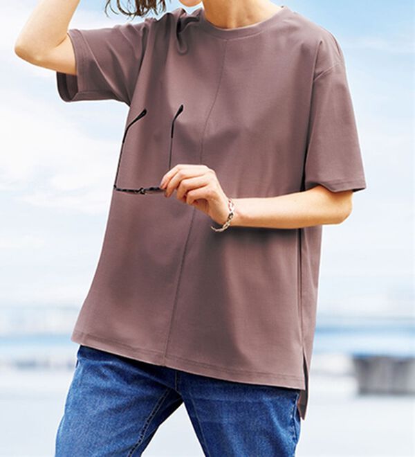 BELLUNA（ベルーナ）の「【UNDOVE】＜日本製＞定番！ＮＯシワＴシャツ（Tシャツ）」｜詳細画像