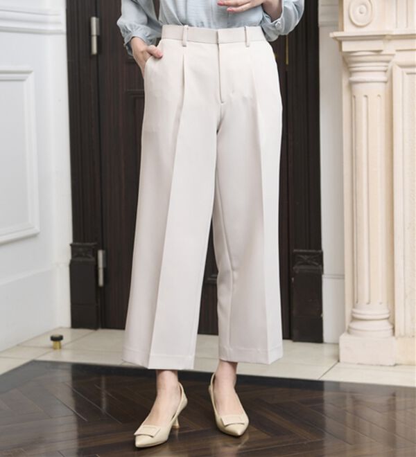 BELLUNA（ベルーナ）の「＜Ｃ／Ｓ＞センタータックワイドパンツ（ワイドパンツ・ガウチョ）」｜詳細画像