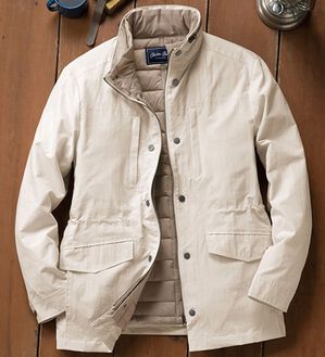 「長く着られるマルチフィールドジャケット（メンズジャケット）」｜アイボリー