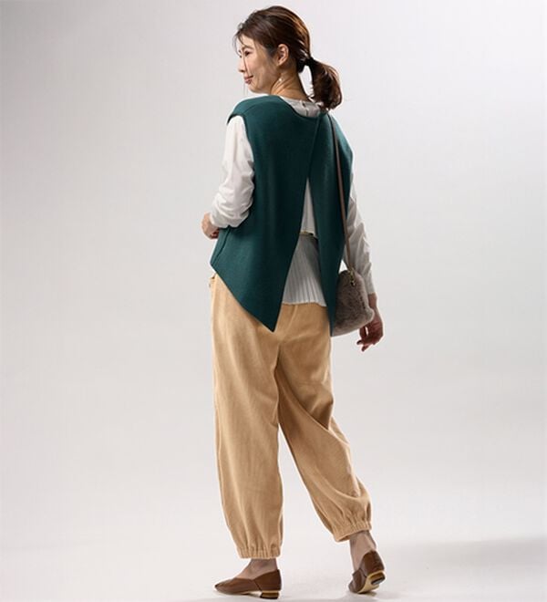 ルフラン（ルフラン）の「【２本組】【ホカロン】ふわっと暖か。ゆるっとパンツ（フルレングスパンツ）」｜詳細画像