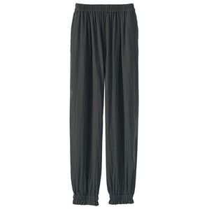 BELLUNA（ベルーナ）の「風が通り抜けるダブルガーゼ素材イージーパンツ（その他パンツ）」｜チャコール