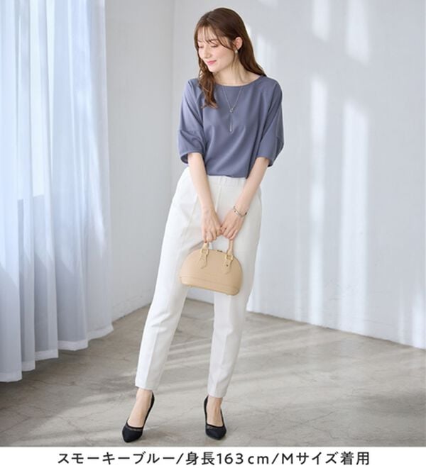 alotta（アロッタ）の「【5つの機能付】ランタンスリーブカットソー（カットソー）」｜詳細画像