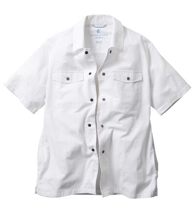 「さらにさらっと楊柳素材のシャツジャケット（メンズジャケット）」