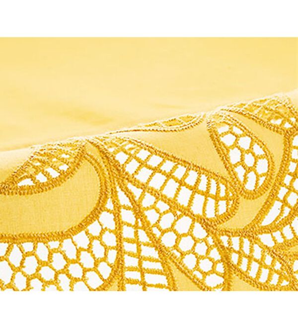 BELLUNA（ベルーナ）の「リーフ柄レース切替シャツチュニック（チュニック）」｜詳細画像