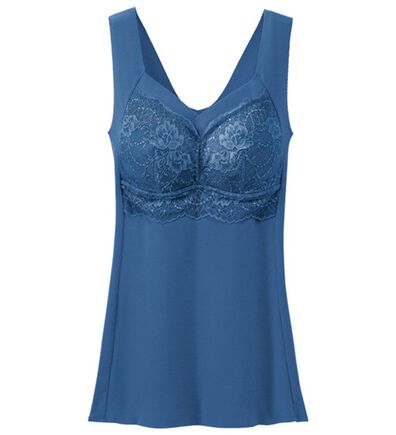 LAVIENNE（ラヴィエンヌ）の「楽なママお外に出れる綿混カップ付インナー（ブラトップ・カップ付きインナー）」