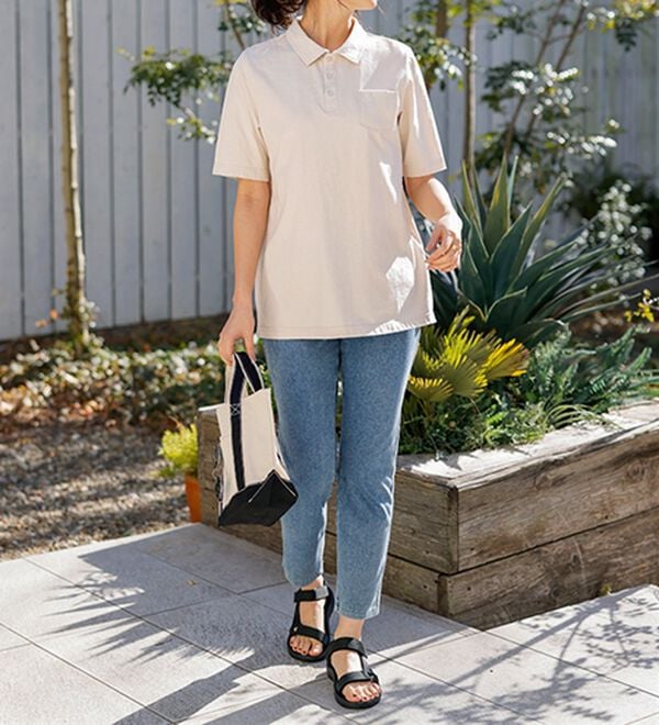 BELLUNA（ベルーナ）の「【再入荷】美ストレッチ素材アンクル丈レギンスパンツ（クロップドパンツ）」｜詳細画像