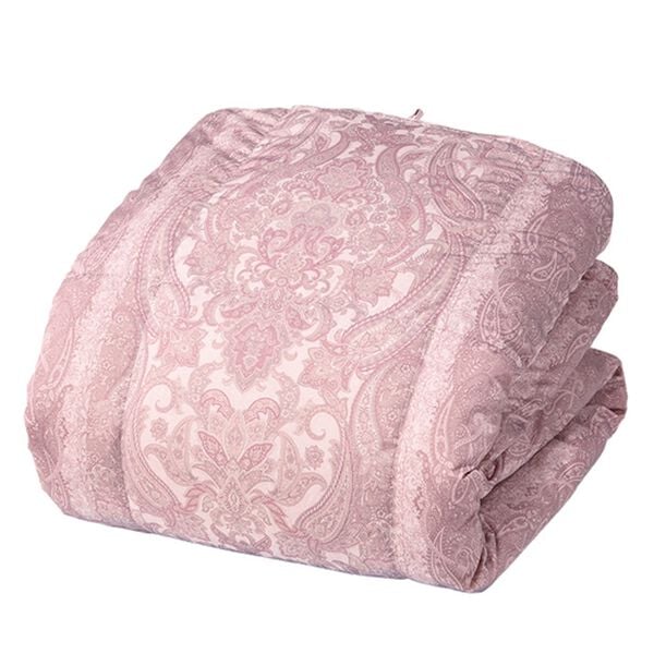 「洗えるホワイトダックダウン羽毛肌布団（掛布団）」｜ピンク