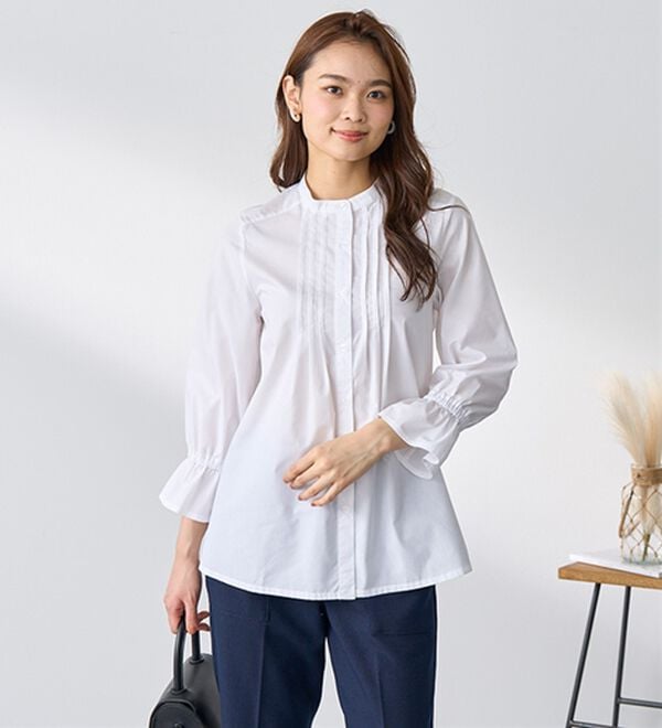 BELLUNA（ベルーナ）の「綿混素材春色ブラウス（ブラウス）」｜詳細画像