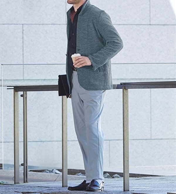 「＜コムルヴァン・オム＞男前！スタンドジャケット（メンズジャケット）」｜詳細画像