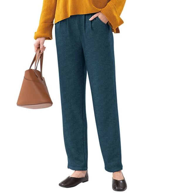 LAVIENNE（ラヴィエンヌ）の「【３色組】あったかラク！裏シャギーニットデニムパンツ（スパッツ・レギンス）」｜詳細画像