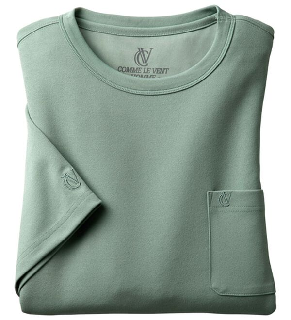 「【４色組】＜コムルヴァン・オム＞もう汗らないエチケットＴシャツ（メンズＴシャツ）」｜詳細画像