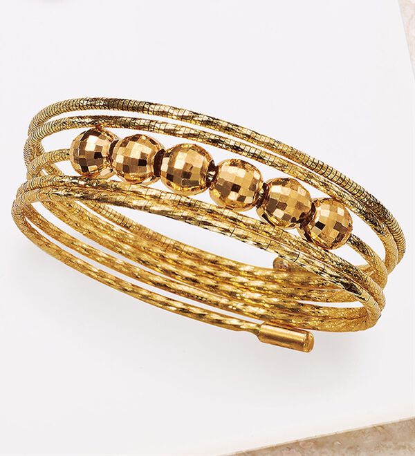 BELLUNA（ベルーナ）の「１８金ミラーボール入りフリーサイズリング（リング）」｜詳細画像