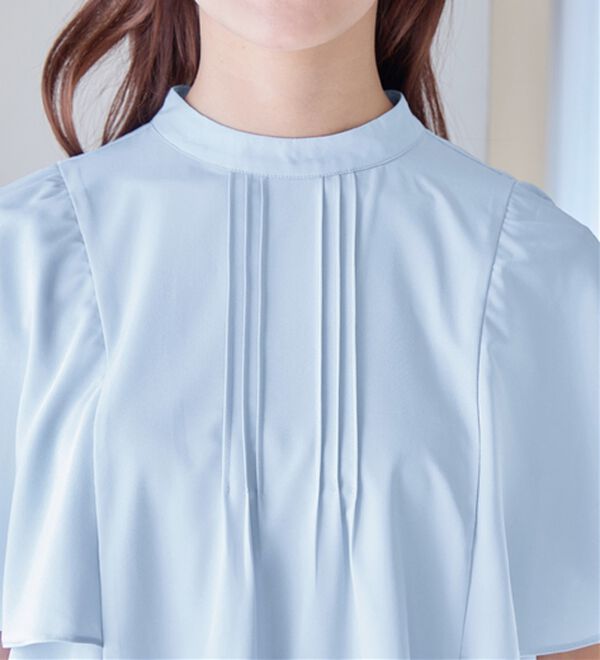 alotta（アロッタ）の「ピンタックフレアー袖ブラウス（ブラウス）」｜詳細画像