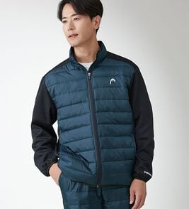 「＜ヘッド＞ダウンで暖か！防風スポーティジャケット（メンズジャケット）」