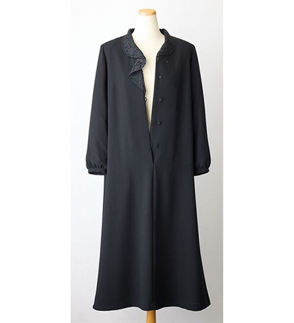 レースフリル衿ワンピース - ベルーナ【公式】