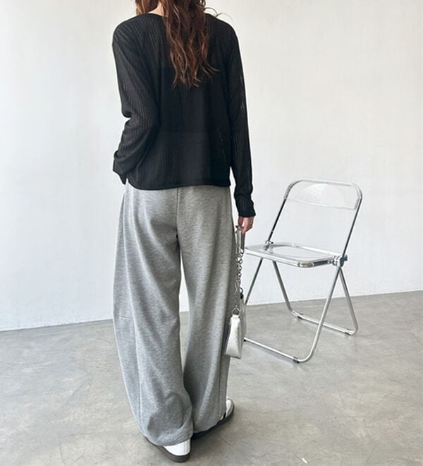 GeeRA（ジーラ）の「２ＷＡＹカーブスウェットパンツ（フルレングスパンツ）」｜詳細画像