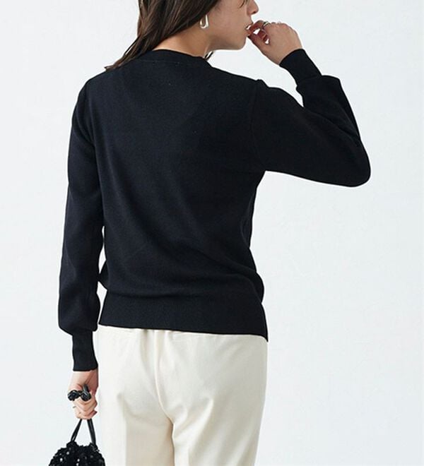 Pierrot（ピエロ）の「ボウタイポケットニット（ニット・セーター）」｜詳細画像