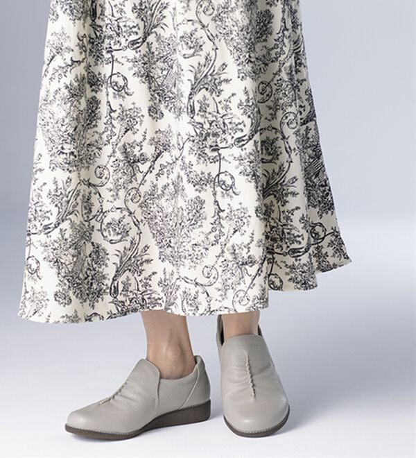 ルフラン（ルフラン）の「メディフィット５Ｅギャザーウォーキング（フラットシューズ）」｜詳細画像