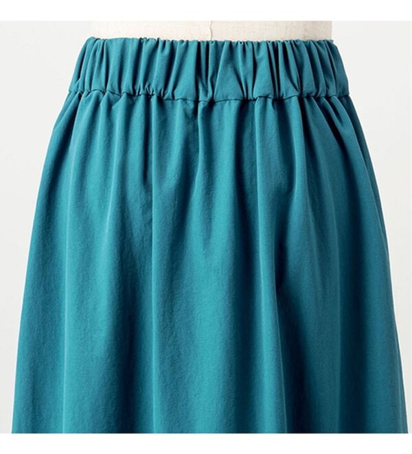 VINNO（ヴィノ）の「シャカ伸び！はっ水ギャザー切替スカート（ロングスカート）」｜詳細画像