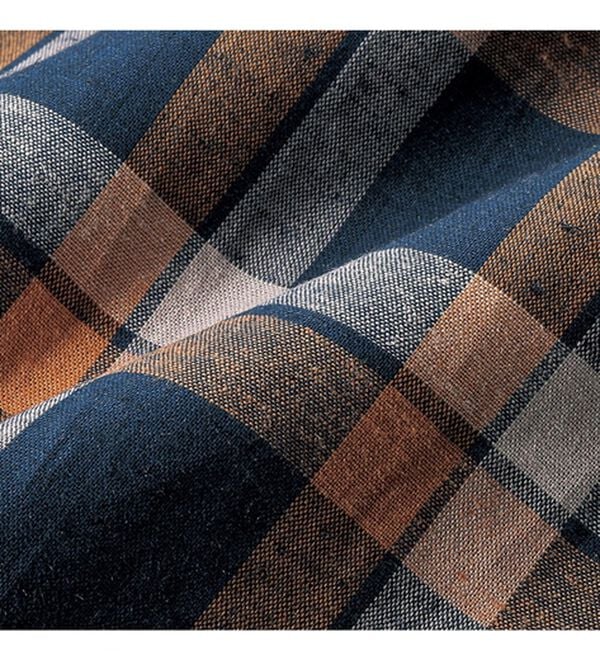 「＜ダンロップ・リファインド＞着心地快適ハイブリットリネンシャツ（メンズシャツ）」｜詳細画像