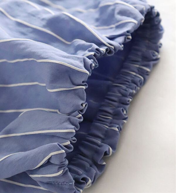 Pierrot（ピエロ）の「ストライプギャザーブラウス（ブラウス）」｜詳細画像