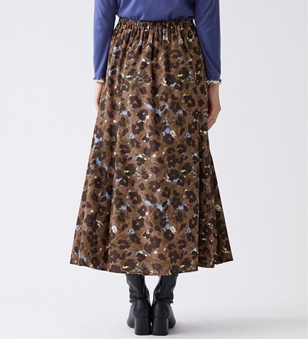 BELLUNA（ベルーナ）の「着映えプリントフレアスカート（ロングスカート）」｜詳細画像