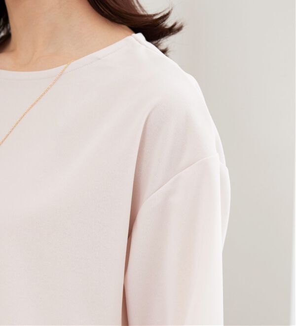 BELLUNA（ベルーナ）の「【2点セット】ジョーゼット素材ネックレス付ブラウス（ブラウス）」｜詳細画像