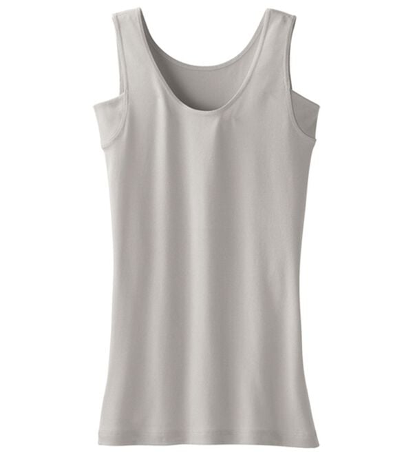 LAVIENNE（ラヴィエンヌ）の「【汗かきさん必見！】涼感サラッと快適汗取りタンクトップインナー＜さらりラボ＞（肌着・インナーウェア）」｜詳細画像