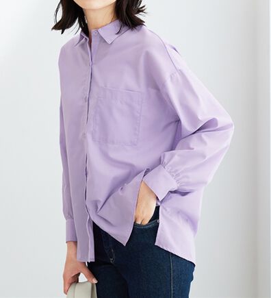 BELLUNA（ベルーナ）の「ベーシックデザインオーバーサイズシャツ（シャツ）」