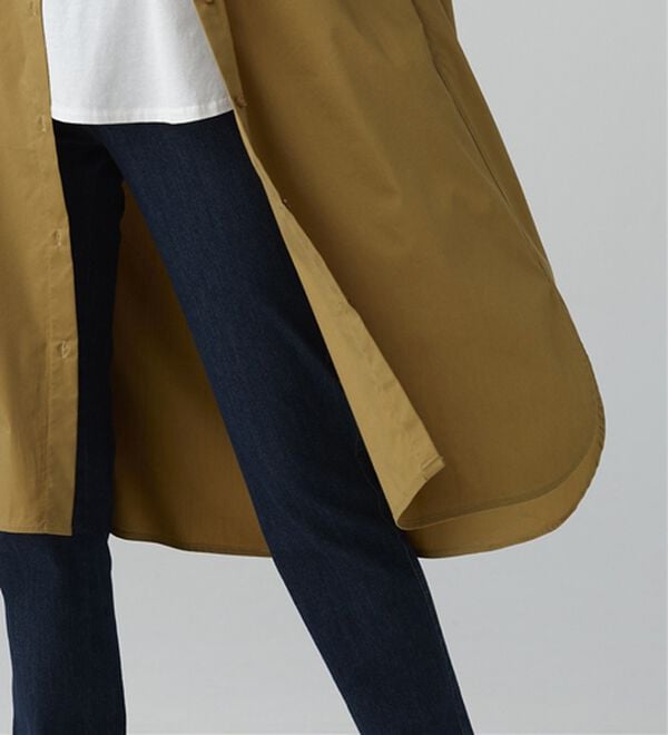 BELLUNA（ベルーナ）の「＜ＳＯＬＯＴＥＸ（Ｒ）＞ストレッチシャツワンピース（シャツワンピース）」｜詳細画像