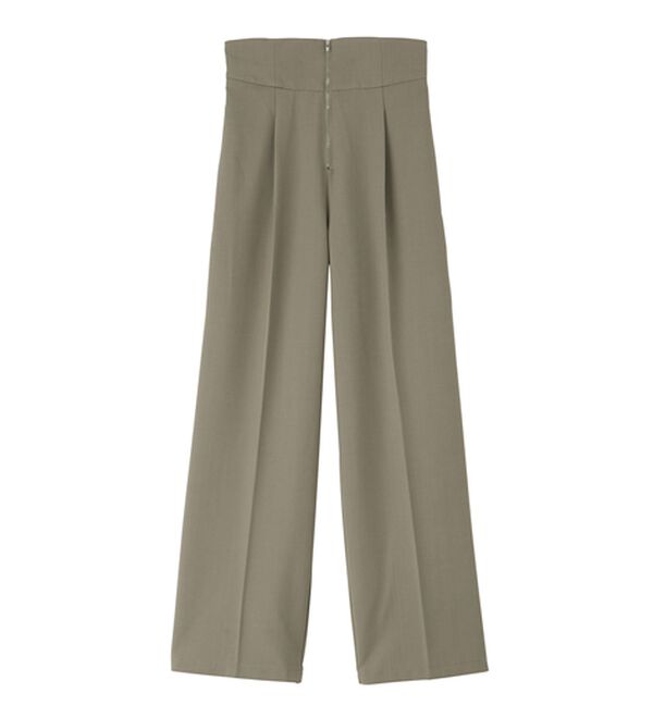 RANAN（ラナン）の「ハイウエストジップワイドパンツ（ワイドパンツ・ガウチョ）」｜詳細画像