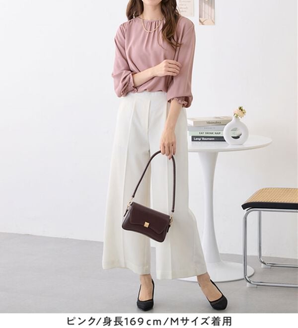 前後2WAYギャザーブラウス - ベルーナ【公式】