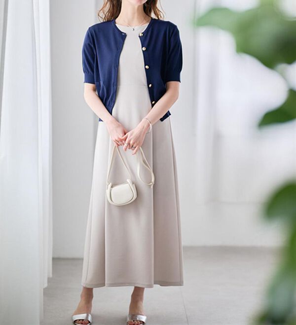 RANAN（ラナン）の「上品見えバックギャザーワンピース（その他ワンピース）」｜詳細画像