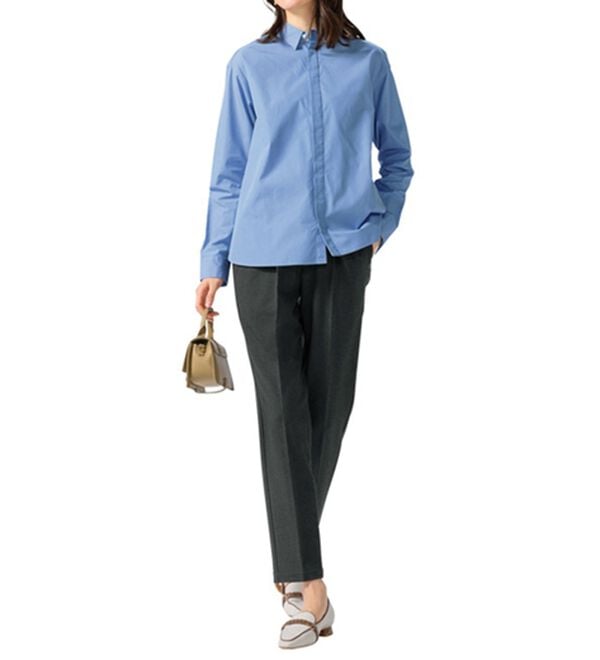 ルフラン（ルフラン）の「軽やか伸びる！スタイルアップパンツ（フルレングスパンツ）」｜詳細画像