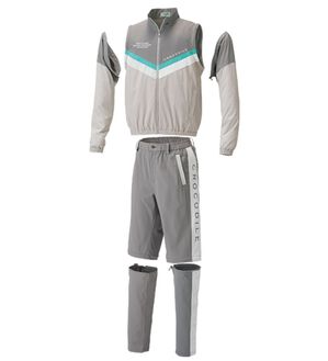 「＜クロコダイル＞オールシーズン活躍！アクティブスーツエイト（メンズルームウェア）」｜グレージュ