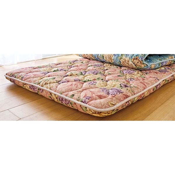 「軽量抗菌防臭防ダニ３層式敷布団（敷布団）」｜ピンク