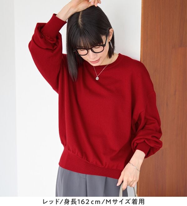 Viola e Viola（ヴィオラ エ ヴィオラ）の「【洗えるニット】着回し力抜群！秋から着られるシンプルニットトップス（ニット・セーター）」｜詳細画像