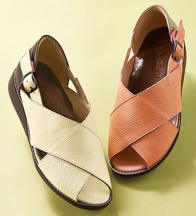 ルフラン（ルフラン）の「メディフィット５Ｅ　クロスベルトサンダル（サンダル・ミュール）」