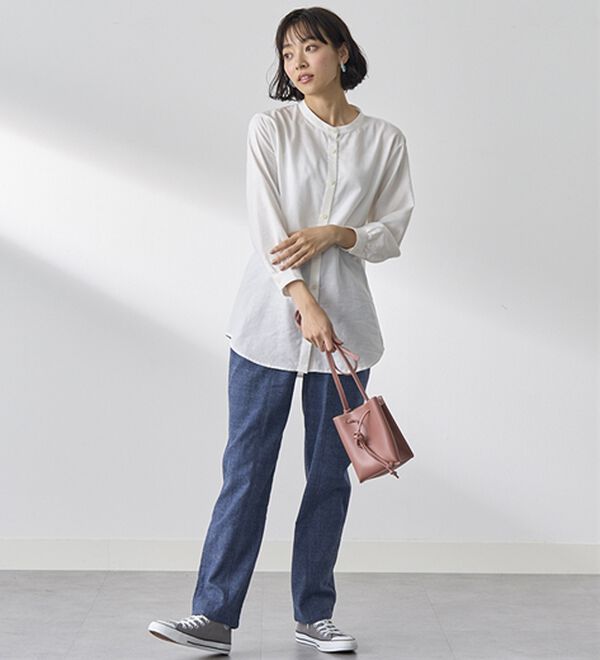 BELLUNA（ベルーナ）の「綿１００％やわらかゆるパンツ（フルレングスパンツ）」｜詳細画像