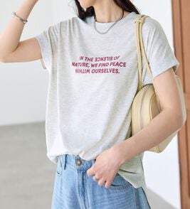 BELLUNA（ベルーナ）の「ひんやリッチコットン大人のゆったりドルマンＴシャツ（カットソー）」