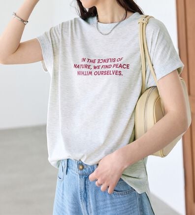 BELLUNA（ベルーナ）の「ひんやリッチコットン大人のゆったりドルマンＴシャツ（カットソー）」