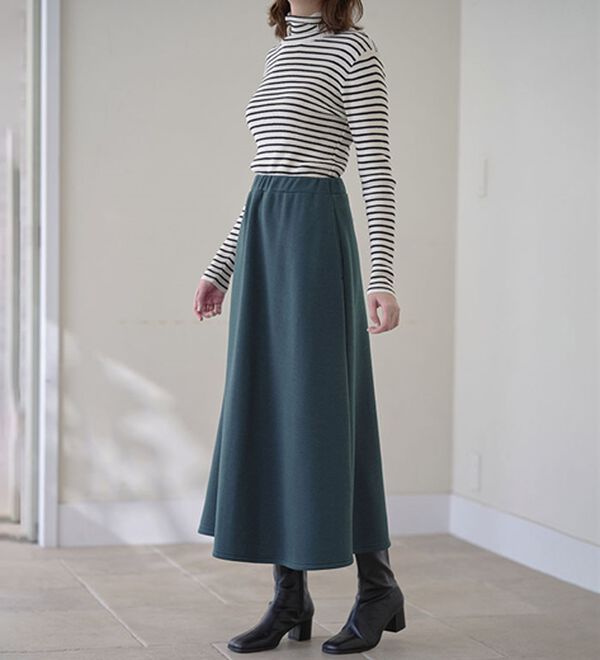 BELLUNA（ベルーナ）の「【毛玉になりにくい】あったかキレイ！大人のこだわりスカート（ロングスカート）」｜詳細画像