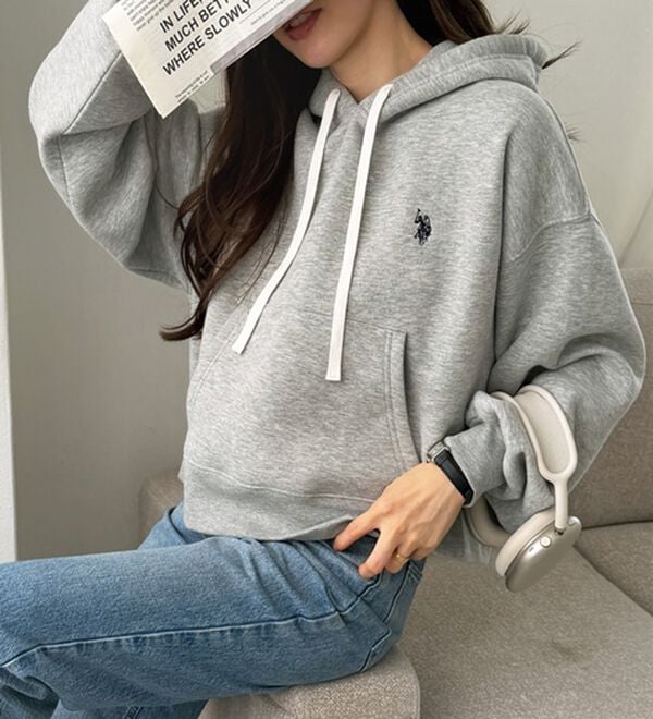 GeeRA（ジーラ）の「【U.S. POLO ASSN.】選べる２丈！フード刺繍裏起毛パーカー（パーカー）」｜詳細画像