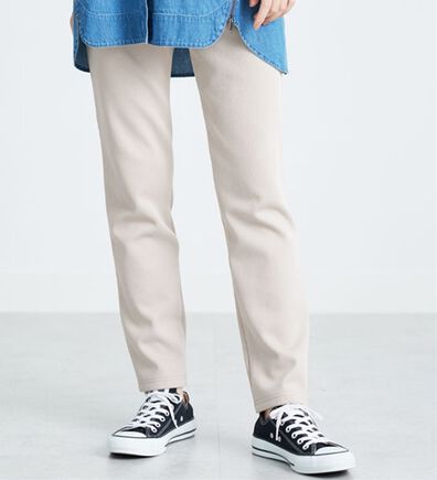 BELLUNA（ベルーナ）の「あったか！裏フリースストレッチパンツ（フルレングスパンツ）」