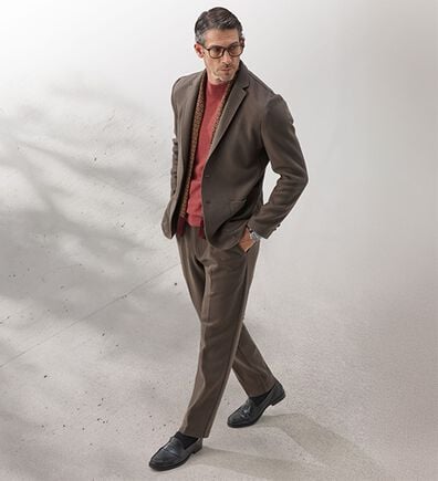 「＜コムルヴァン・オム＞カシミヤタッチジャケット＋パンツ（メンズジャケット）」
