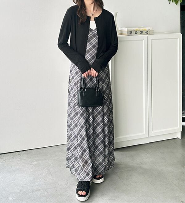 GeeRA（ジーラ）の「接触冷感リブショートカーデ（その他カーディガン）」｜詳細画像