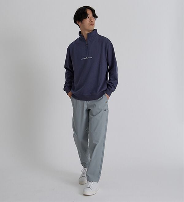 「＜アーノルド　パーマー＞快適ストレッチ裏起毛パンツ（メンズフルレングスパンツ）」｜詳細画像